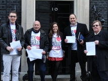 Bakers outside No 10