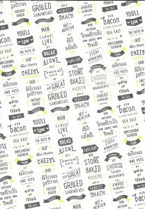 Random Printed Greaseproof Paper