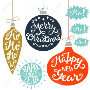 Christmas baubles printed tissue paper